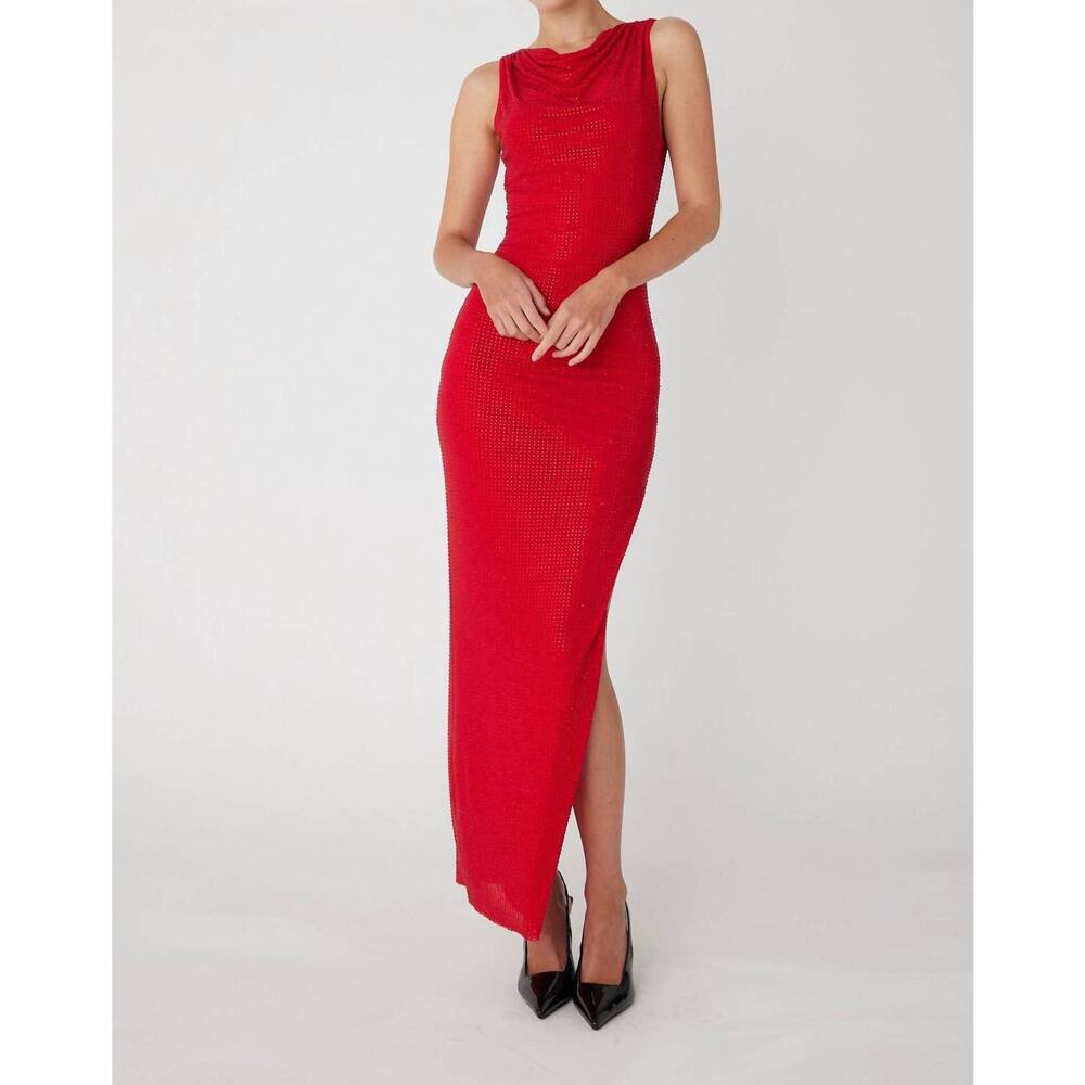 NEW JS71 tashi dress in red